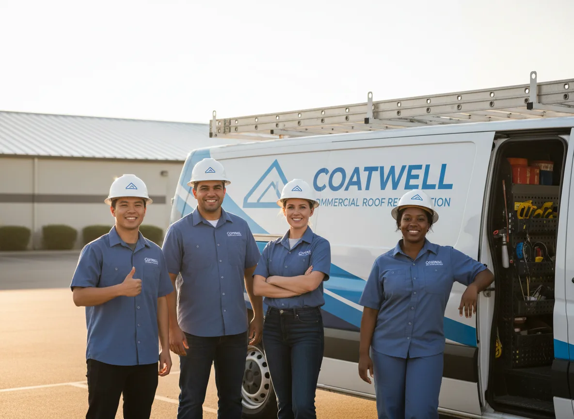 Commercial roof coating company in Lakeville, OH